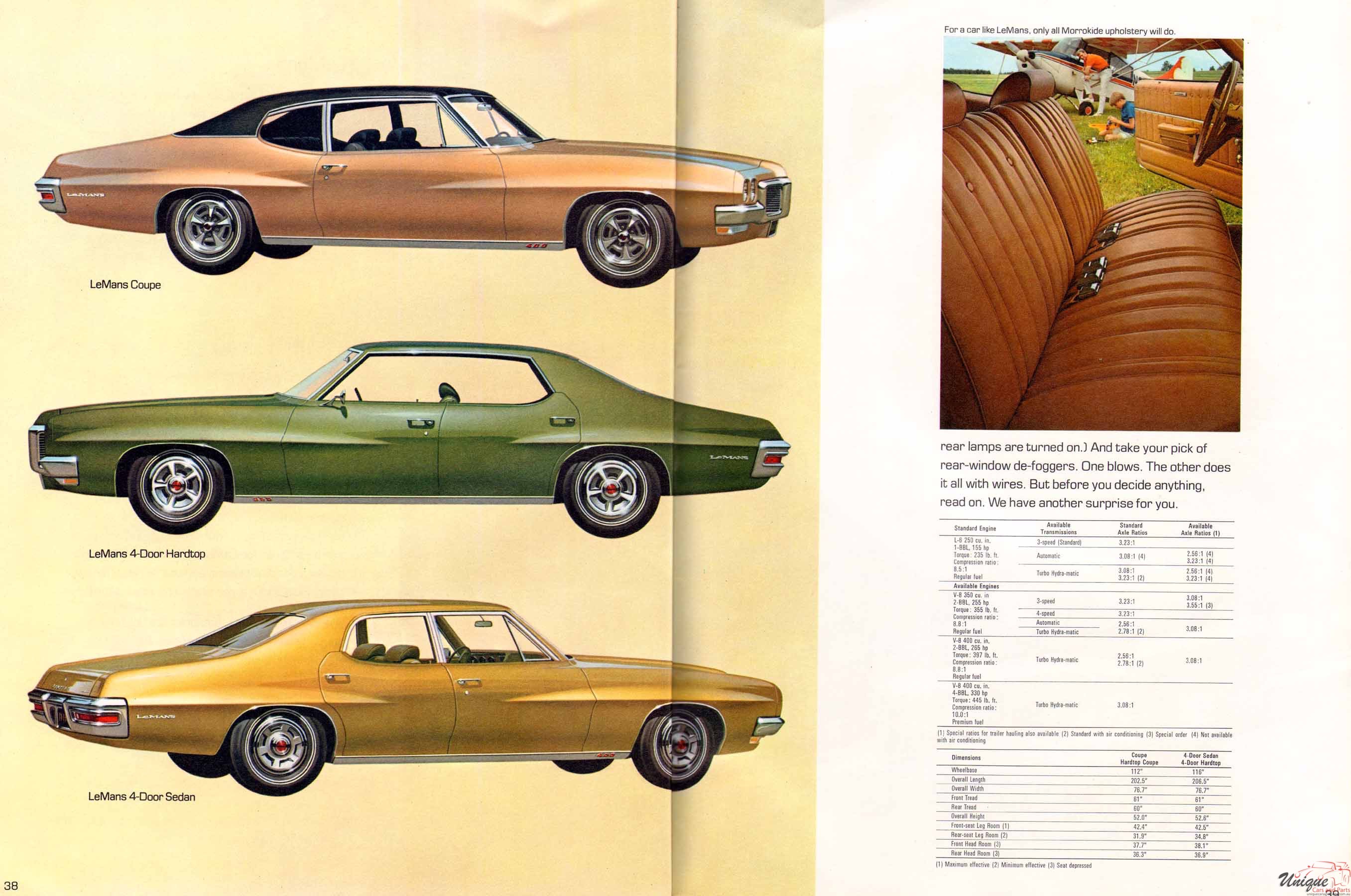 1970 Pontiac Full-Line Prestige Brochure Page 10